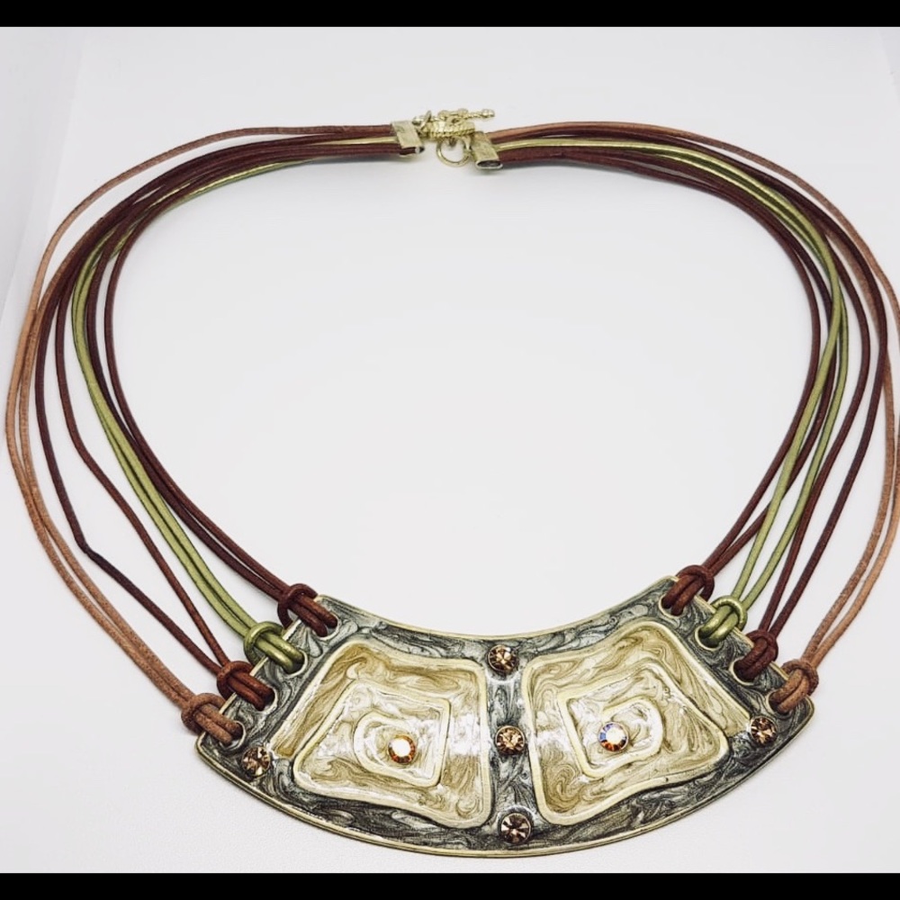 Shabby Necklace Lalia Moon Gypsies & Magnolias